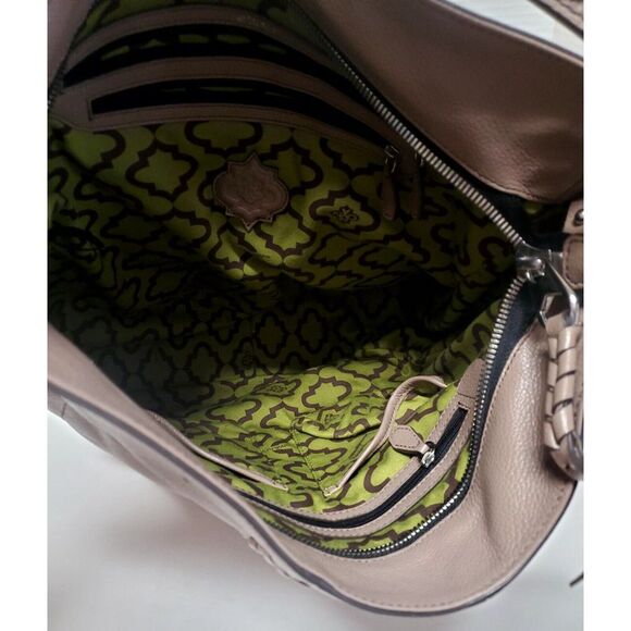 orYANY Purse NWT Chelsea Hobo Bag CH902 Braided Mocha Tag & Dust Bag Warm Taupe - Picture 10 of 14